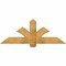 Ekena Millwork Redmond Rough Sawn Timber Gable Bracket, Western Red Cedar, 60"W x 22"H x 4"D x 6"F, 9/12 Pitch GBW060X22X0406RED00RWR - alternate 1